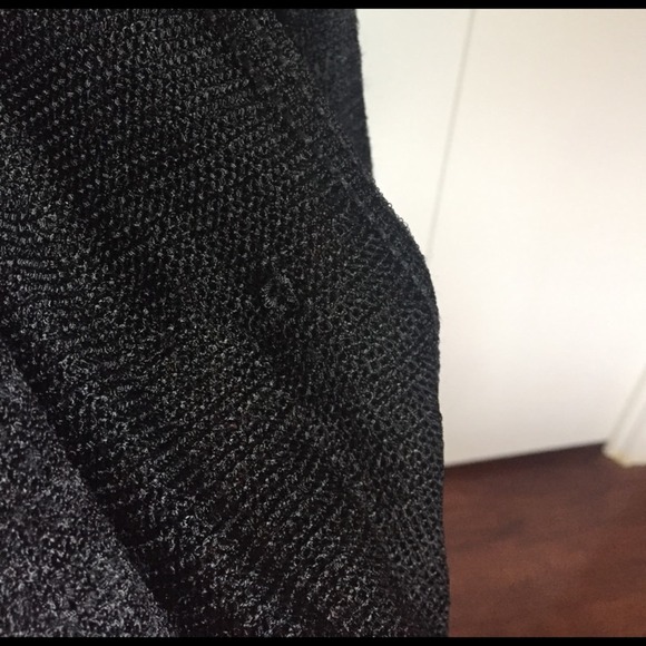CALVIN KLEIN Black Mesh Cardigan - Picture 4 of 6